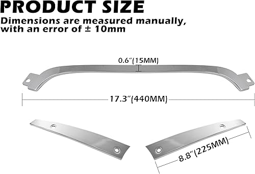 Miniatura 6 de Kit de molduras de parabrisas dividido para Harley Road Glide 15-24, aluminio dividido lateral de parabrisas lateral para Harley Touring Road Glide