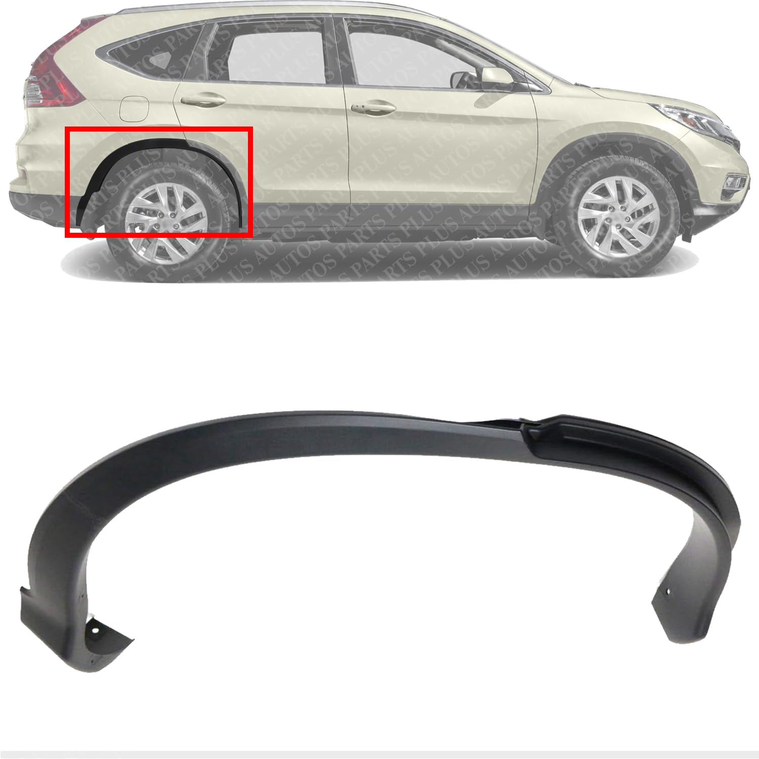 Amazon.com: AUTOS PARTS PLUS Rear Fender Trim Wheel Opening
