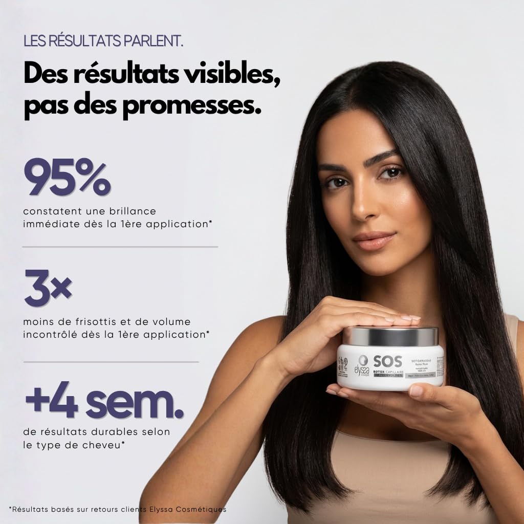 SOS Blowtox Collagène Capillaire 300gr | Soin Intensif Lissant et Réparateur, Cheveux Nourris | Soin Profond pour Cheveux Abîmés (300gr)