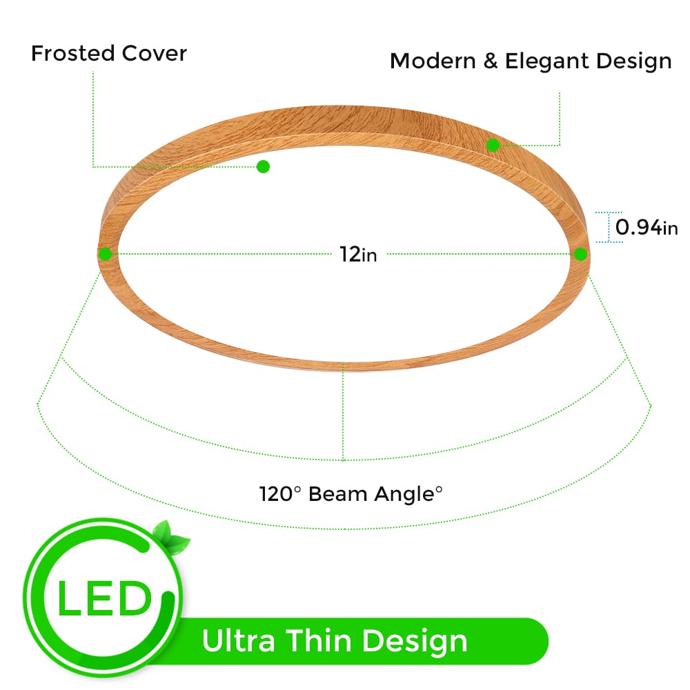 LED Flush Mount Ceiling Light Fixture - Image 2