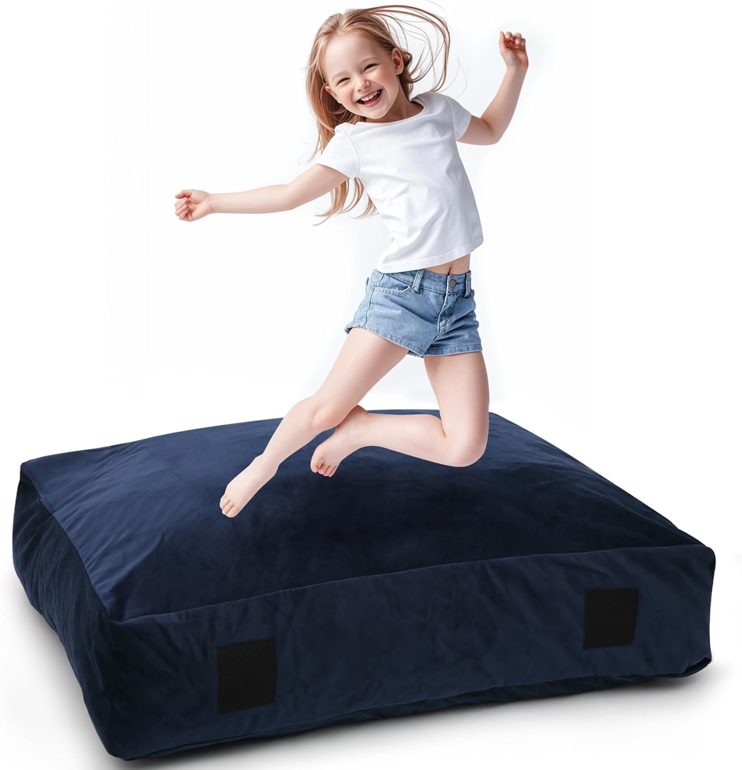 Crash Pads for Kids Sensory - 4x4 ft, Blue