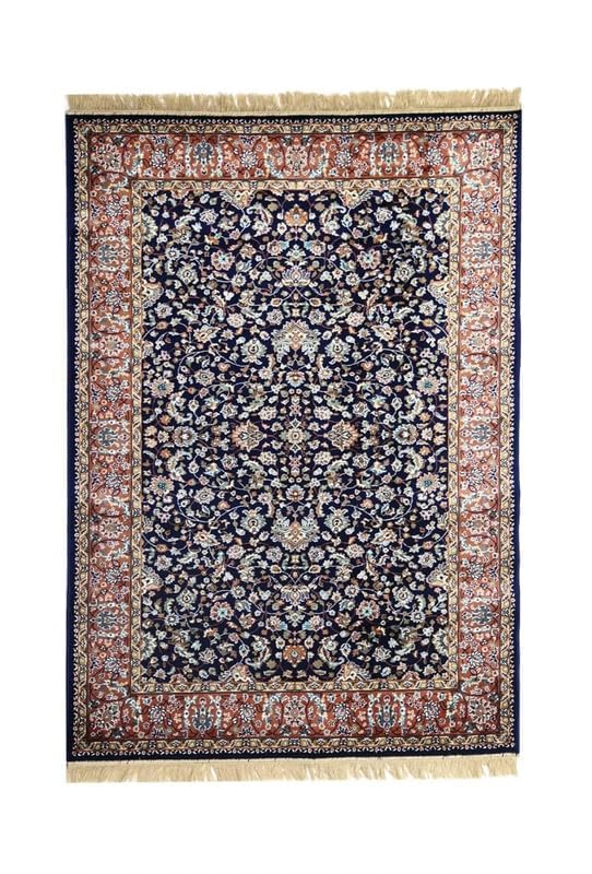 Image of Luxury Silk Carpet 4 x 6 FEET for Living Room or Bedroom, Made with Premium Silk, Perfect for Elegant Interiors Comfort and Timeless Design