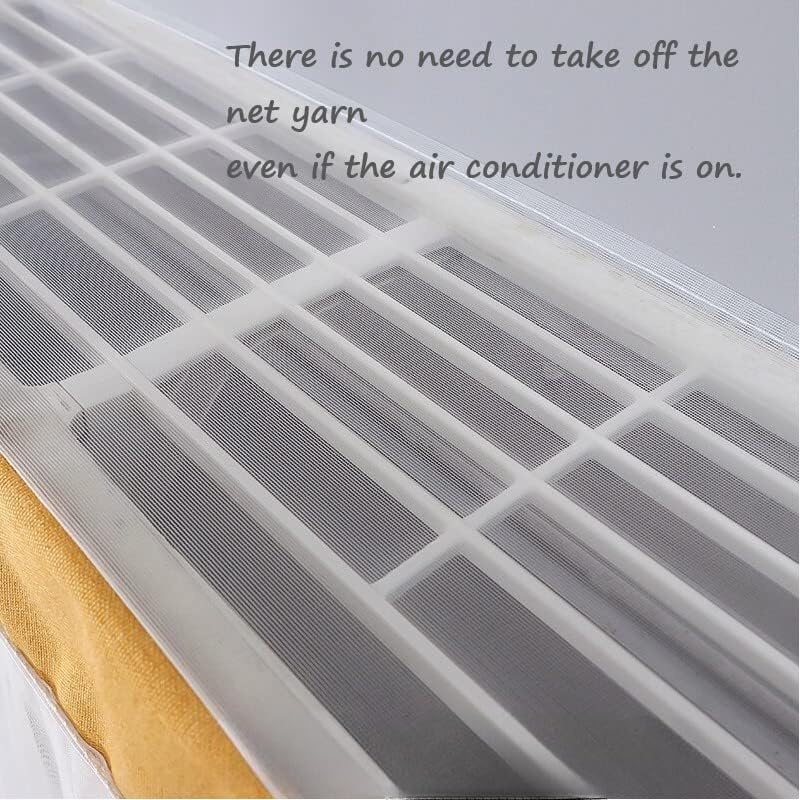 Image of Premium Work Indoor AC Dust Protection Cover Designer Summer Ac Cover for 1.5 Ton (38 X 12 X 9 inch ) (PINK DUCK 1.5)