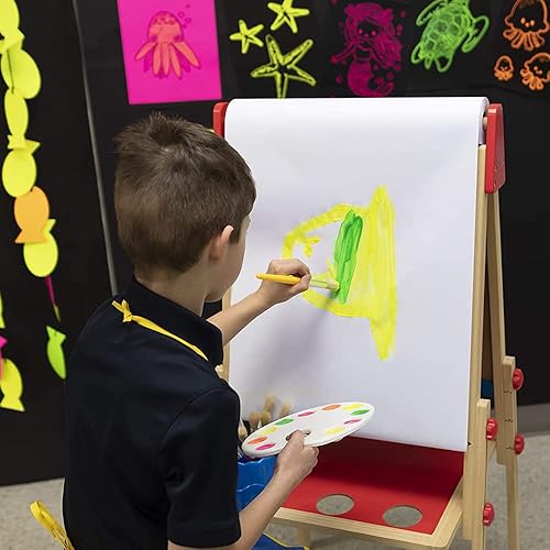 Miniatura 4 de Essential-caballete rollo de papel (12.0in x 5.9ft, sin pegamento) para colorear en blanco para pinturas, arte de pared, papel de caballete, papel