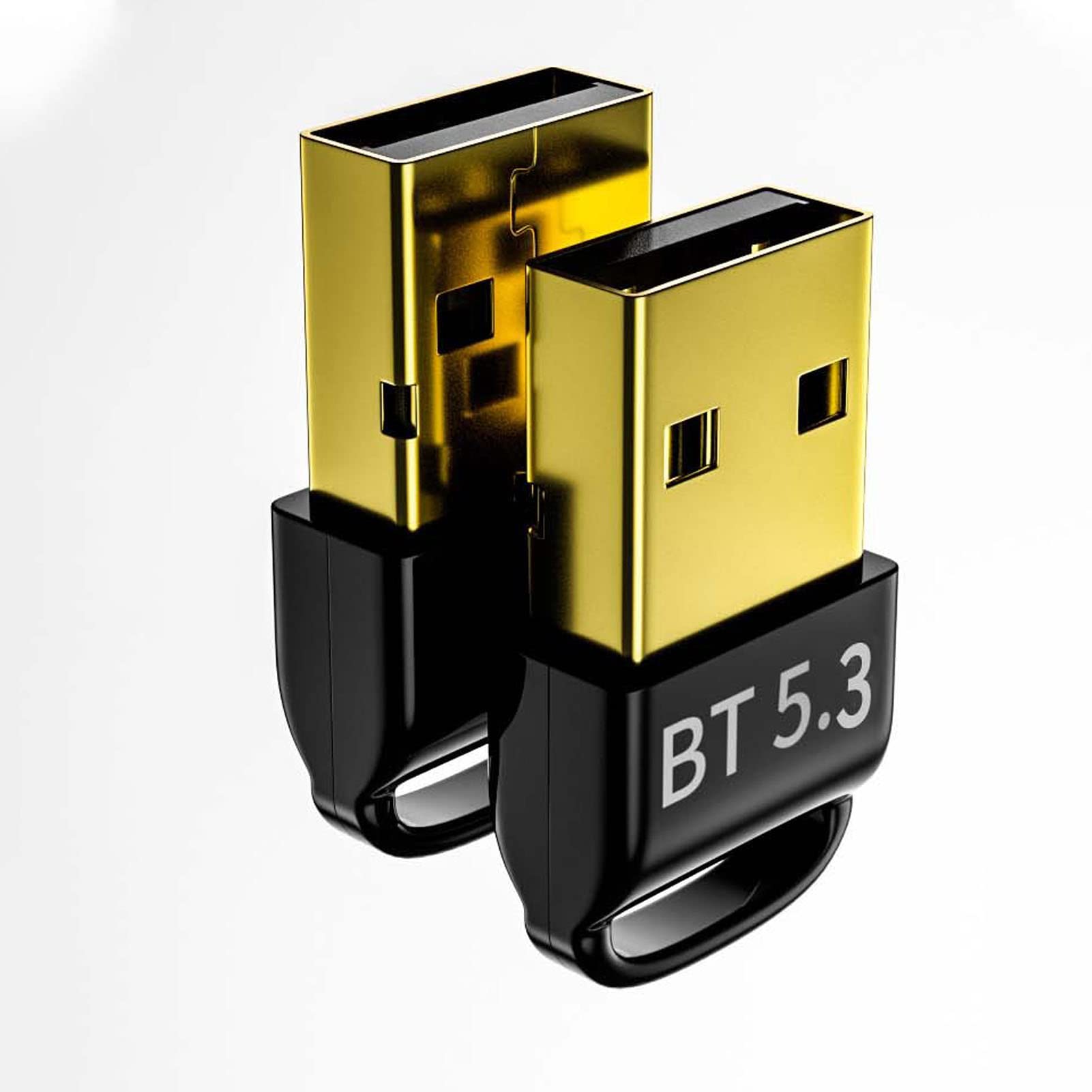 2023 Nuevo Adaptador Bluetooth ACTUALIZADO para PC, Bluetooth 5.3 USB Dongle Receiver PC Driver Free Plug and Play, Compatible con Windows 7 8.1 10 11 y Linux,