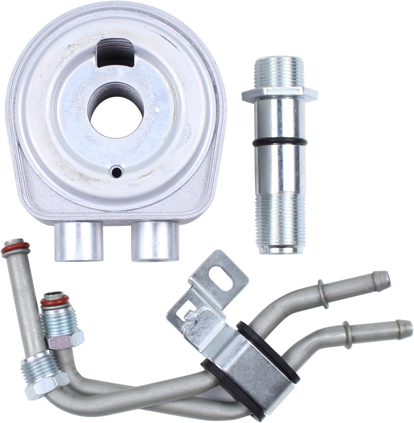 ApplianPar Engine Oil Cooler with Pipe for Chevrolet Malibu Camaro Equinox Traverse Cadillac ATS CT6 CTS Buick Envision Regal TourX GMC Terrain