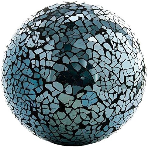 Blue 4" Mosaic Deco Sphere