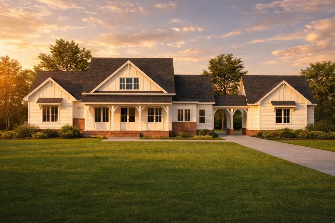 18-2232 HOUSE PLAN - Elevated House Plan: Detailed Floor Plan Blueprint Designs