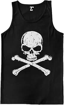 L.G.B. tank top　y2k　skull Amazon.com: Skull Tank Top : Clothing, Shoes & Jewelry