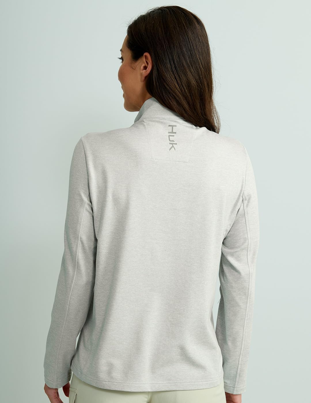 HUK womens Coldfront+ 1/4 Zip, Performance Fishing Jacket for Women - Image 2