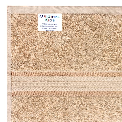 Image of ORIGINAL KIDS Hooded Bath Towel Wrap - Ultra Soft 100% Cotton Kids Towel