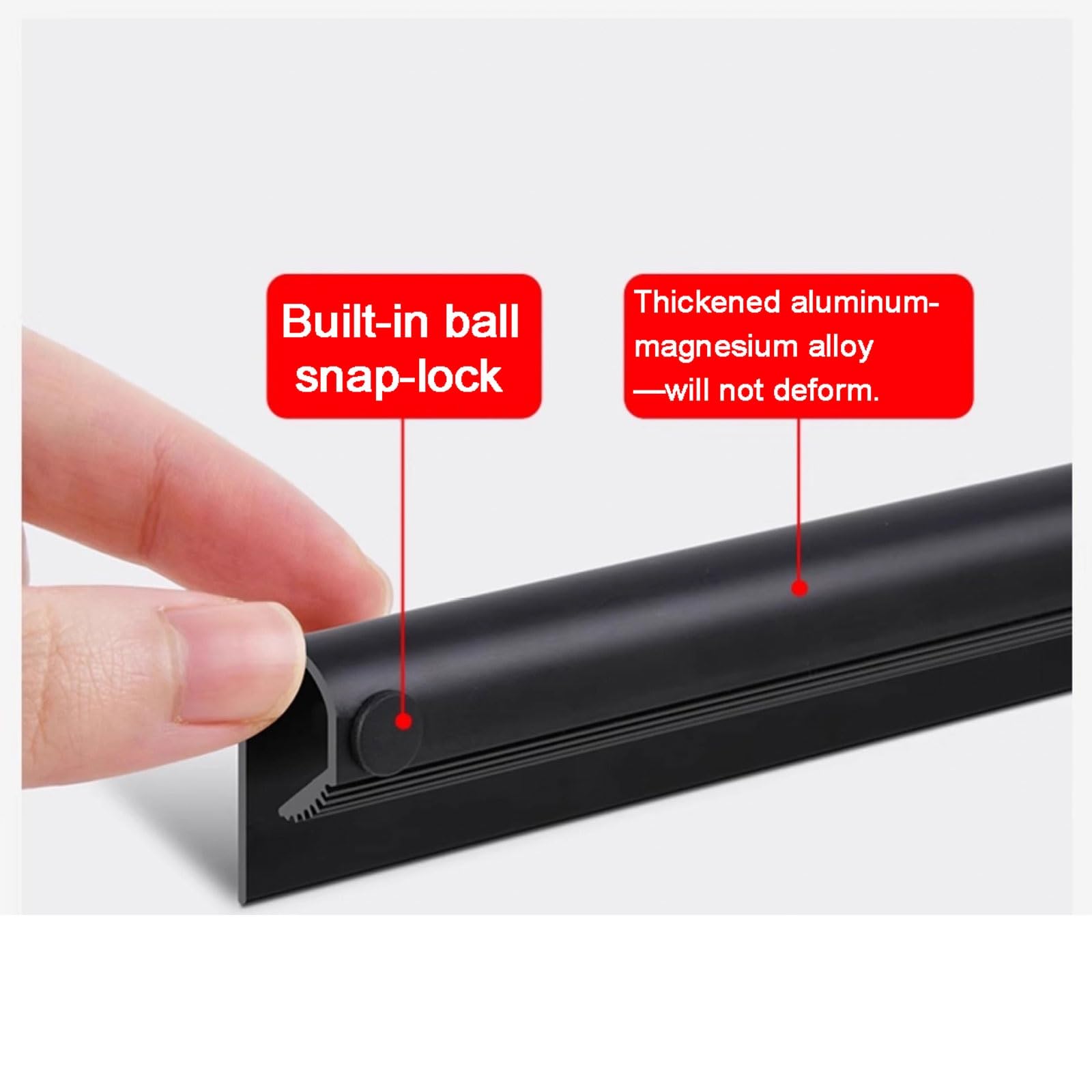 2 Stück Bonleiste Gastronomie,Aluminiumlegierung Gastronomie Bonschiene Besteckhalter Für Restaurant Bar Küche Cafés Kneipen Büro,Selbstklebend Mit(30cm)