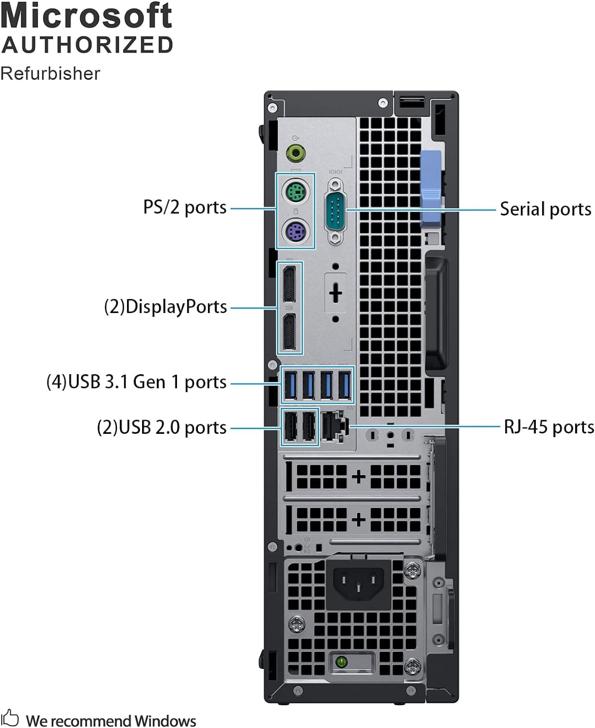 Amazon.com: Dell Optiplex 7060 - Computadora de escritorio de