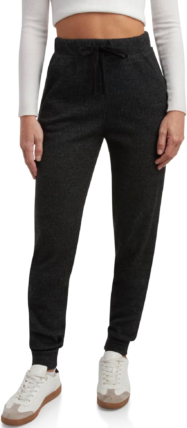 Spyder Womens Sweatpants - Soft Brushed Fleece High Waisted Performance Womens Joggers with Pockets Drawstring & Cuffed Legs