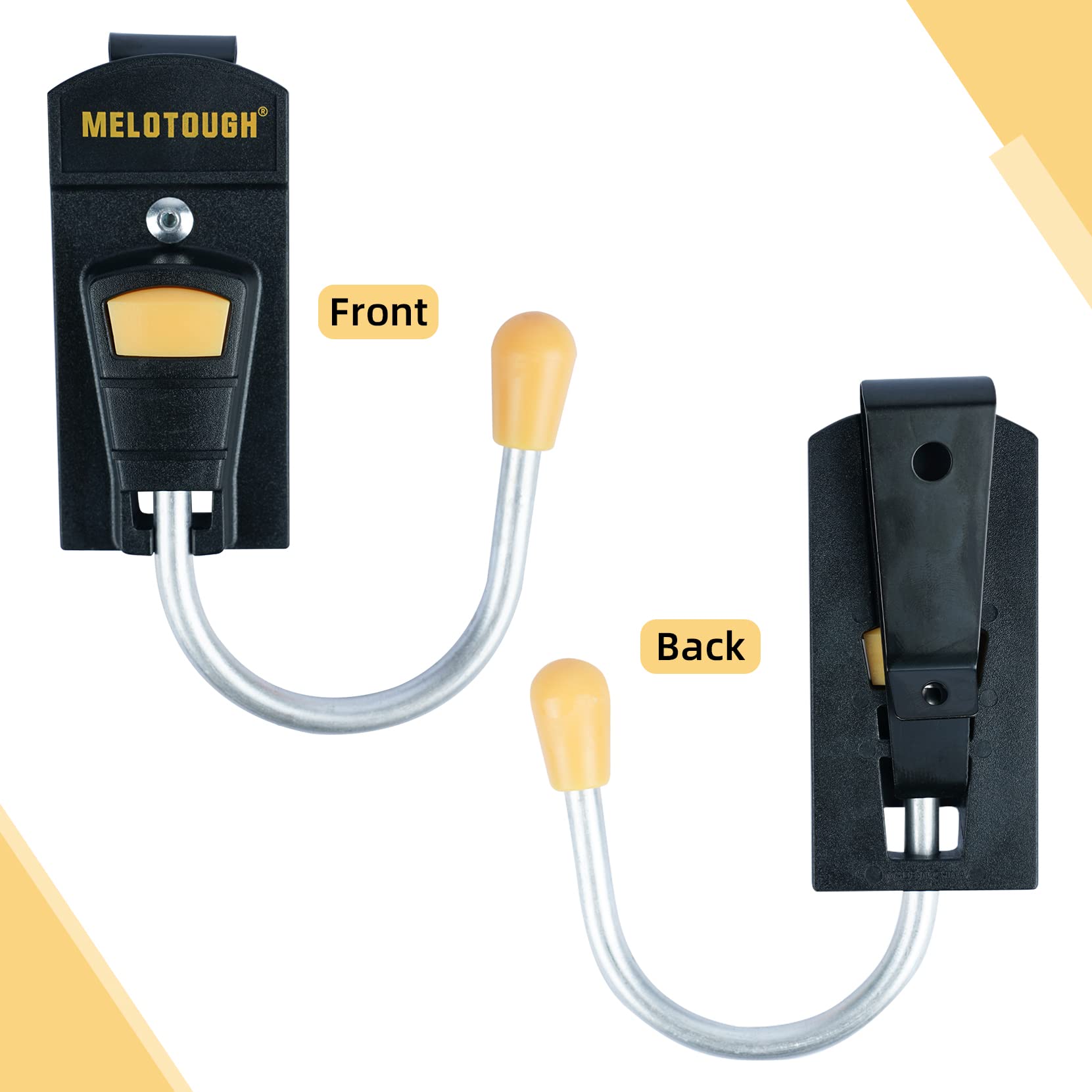 Tool Holster For Cordless Drill - 4 Pack, Rotating Hook Fits Most Tool Belts & Power Tools