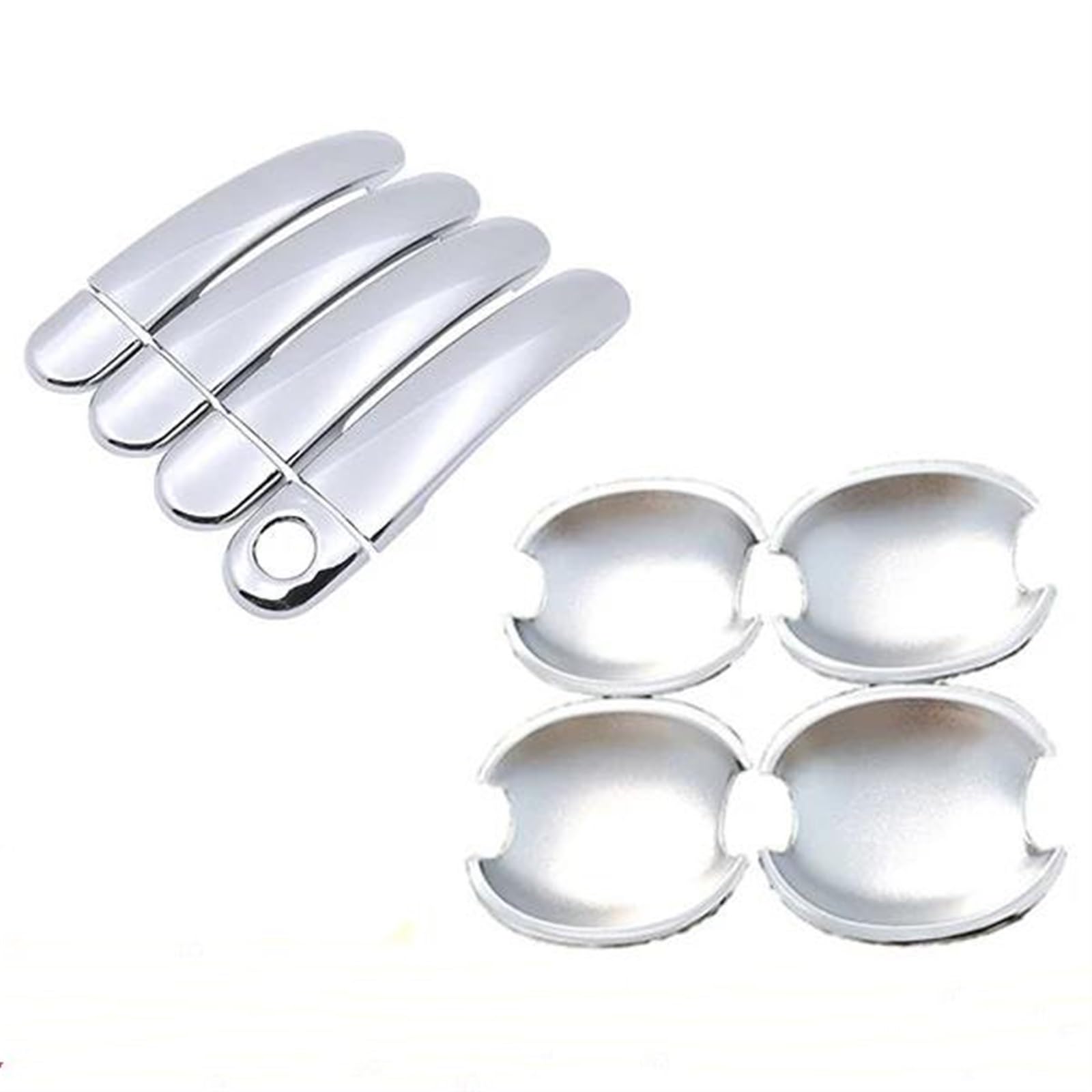 NOHEEU Car Exterior Door Handle Trim Cover Parts Accessories for Skoda for Yeti 2009-2017(Style 2)
