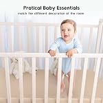 Yoofoss Baby Crib Sheets for Boys Girls, Fitted Crib Sheet 2 Pack for Standard Crib and Toddler Mattress, Super Soft Polyester Baby Sheet 28x52x8in(Green-Brown)