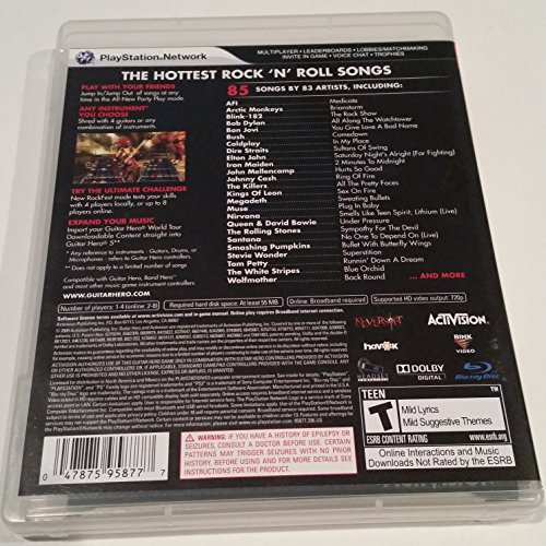 Image of Guitar Hero 5 Stand Alone Software - Playstation 3 (Game only)