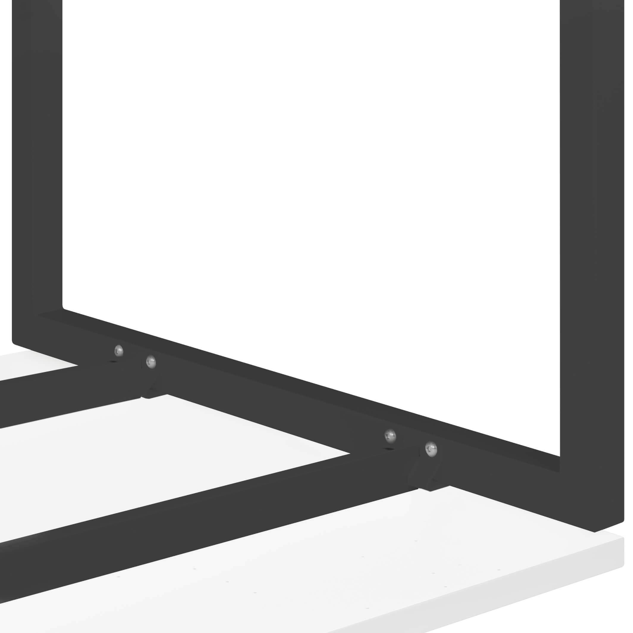 Weber Büroleben GmbH Tavolo da riunione professionale, 180 x 80 cm, NOVA U 4 – 6 Pers. Tavolo da conferenza, colore struttura: antracite