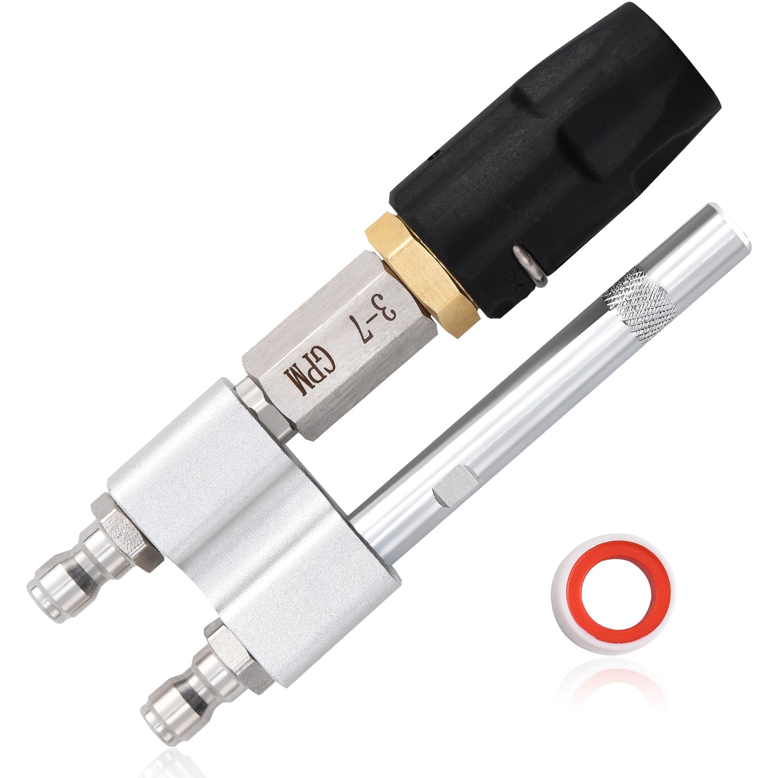 Ciunura 2 in 1 Downstream Soft Wash Nozzle, M5 Twist Nozzle Shooter Tips
