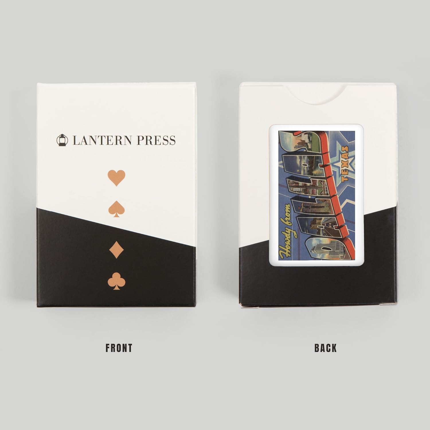 Lantern Press Howdy from Dallas, Texas, 52 Playing Cards for Adults, Poker Size Card Deck