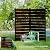61" H x 38" W No Dig Wood Privacy Screen Fence Panel, Outdoor Decorative Privacy Wall, Freestanding Room Divider for Patio Garden, Hide Trash Cans & AC Units (Coffee, 5FT)