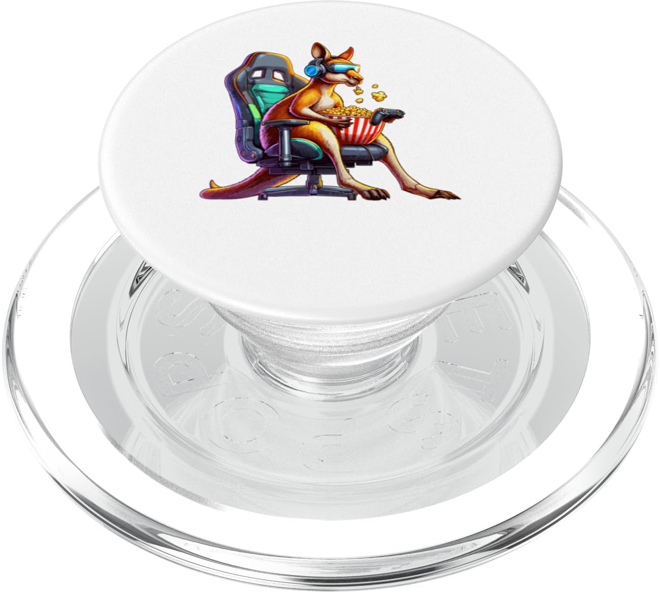 Kangaroo Popcorn Animal Gaming Controller Headset Gamer PopSockets MagSafe PopGrip for iPhone