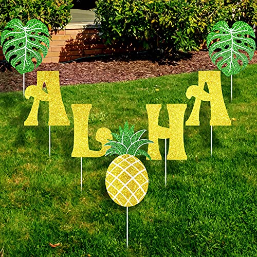 Décoration de fête tropicale avec le panneau de cour Jetec - 2