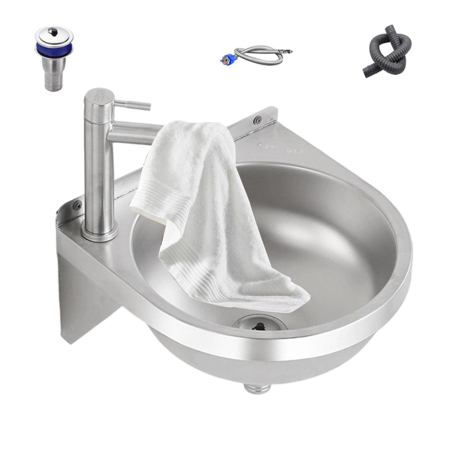 Lavabo de mano minimalista para vanidades elegantes y aseos de diseño