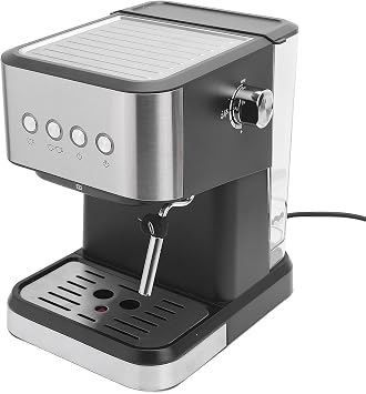 Espresso Machine, 20 bar Semi Automatic Espresso Maker with Milk Frother Steam Wand, 1.5L Removable Water Tank Compact Coffee Machine for Cappuccino, Latte, Gift for Dad or Mom
