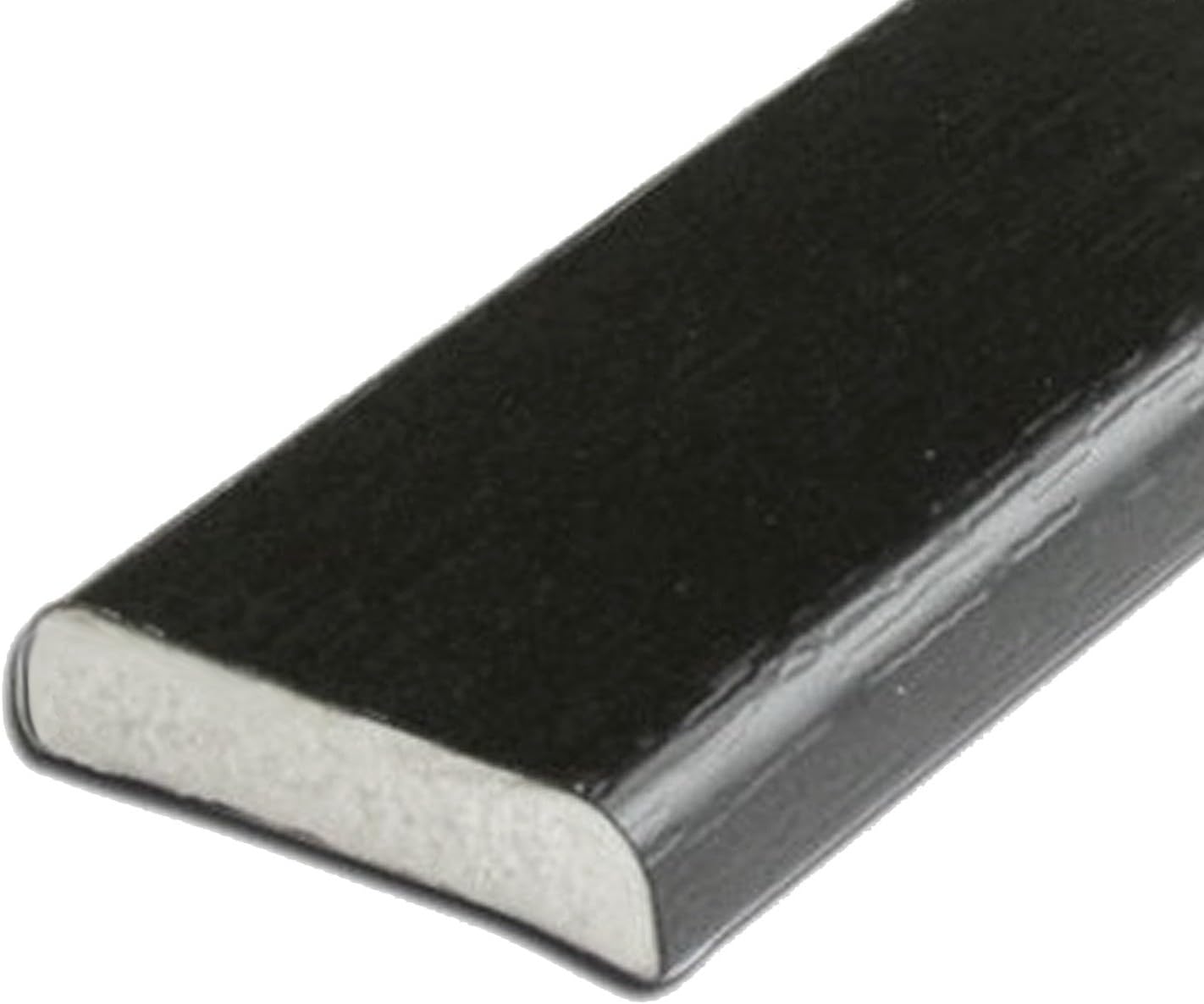 Window and Door Architrave Plastic Trim D Section Black Ash 28mm - 5 Metre