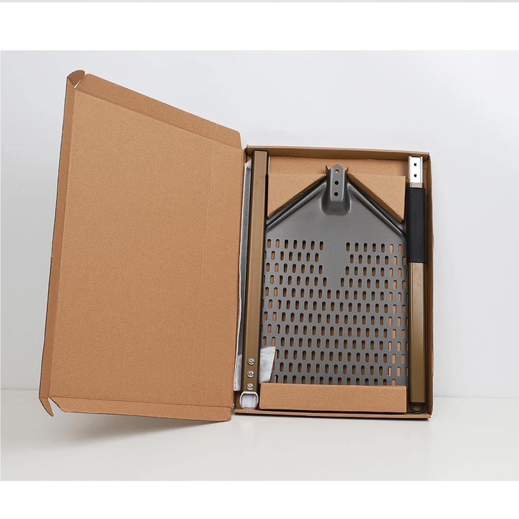 Pala per pizza professionale in alluminio, 12 in 40 cm, manico anodizzato