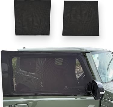New Model Suzuki Jimny Car Window Net JB64 Window Net Insect-Proof Net Car Curtain Accessory 2-Piece Set Not Compatible with Sierra