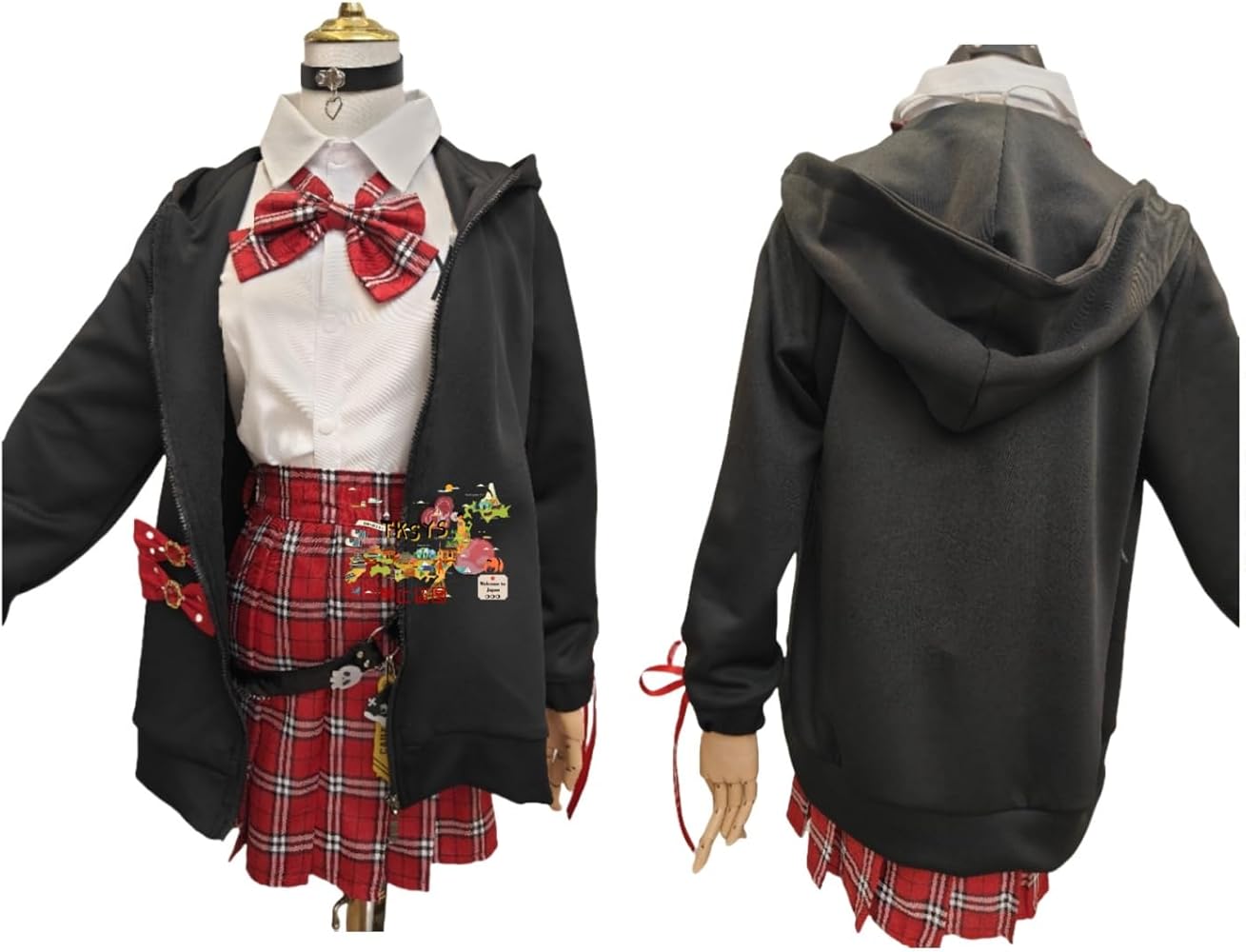 Amazon.co.jp: TKSYS☆沙花叉クロエ コスプレ衣装 （ウィッグ 靴別売り