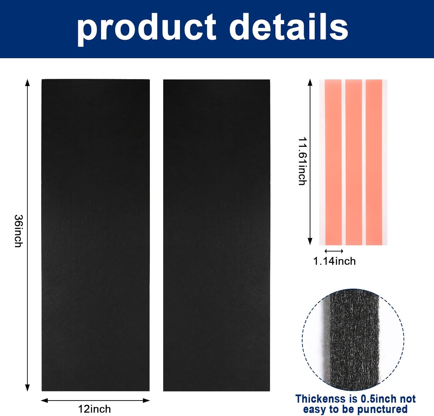 Dart Board Wall Protectors, 36" H X 24" W X 0.5" Thickness, Felt Wall Tiles Dart Board Wall Surround Protector, Cork Board Alternative