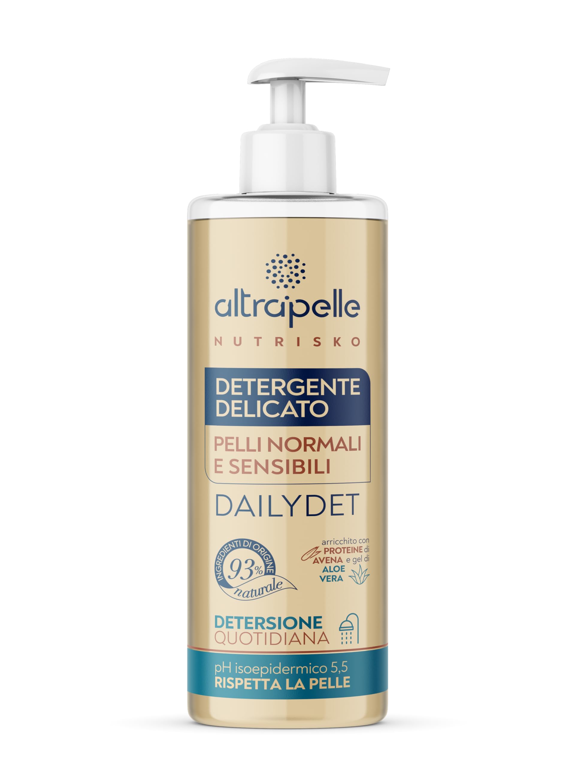 Altrapelle Nutrisko Gentle Face and Body Cleanser for Normal and Sensitive Skin Daily and Soothing Cleansing