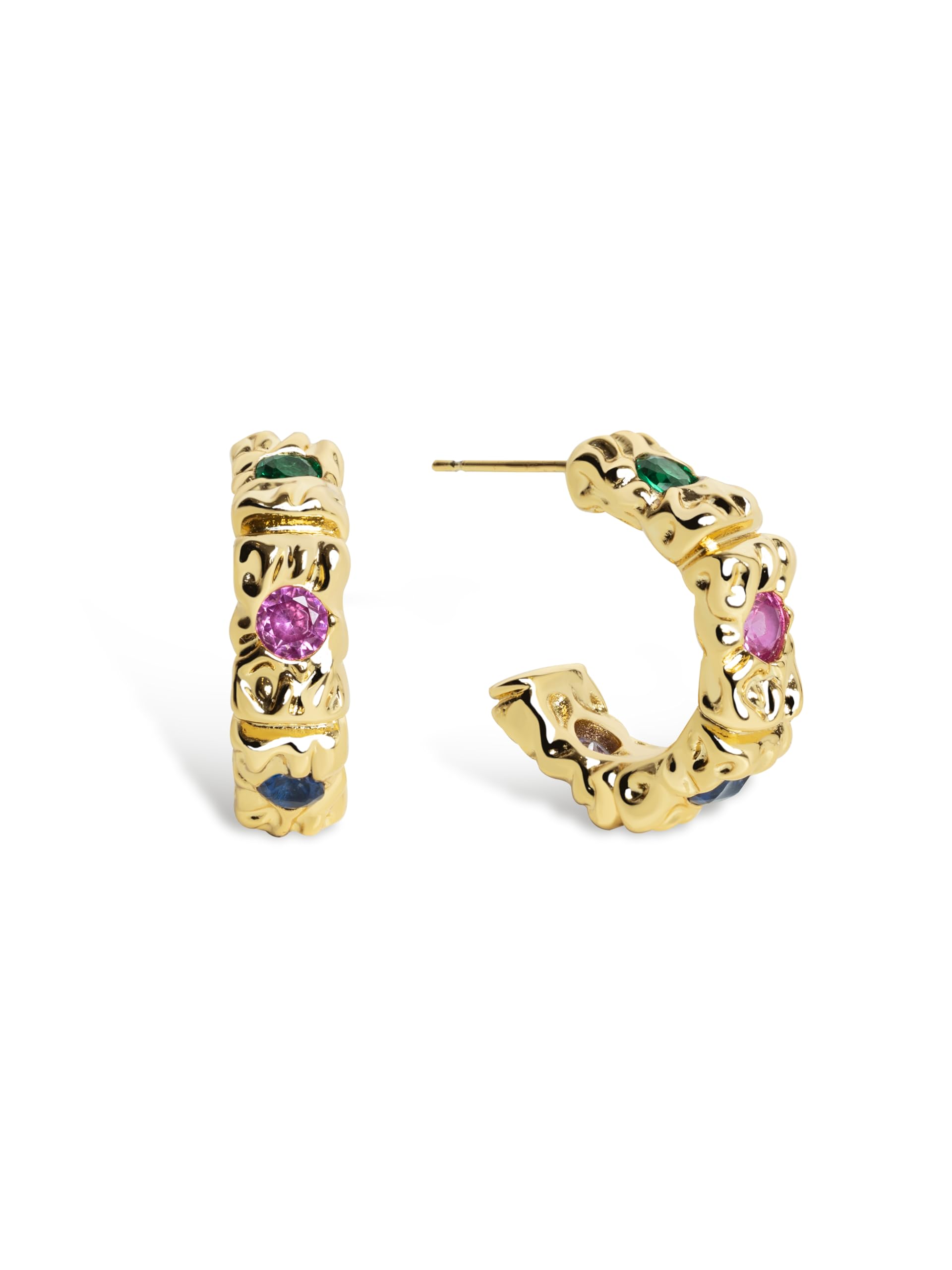 Boucles d'oreilles légères anti-perte avec fermoir Congo sécurisé pour femmes - 6
