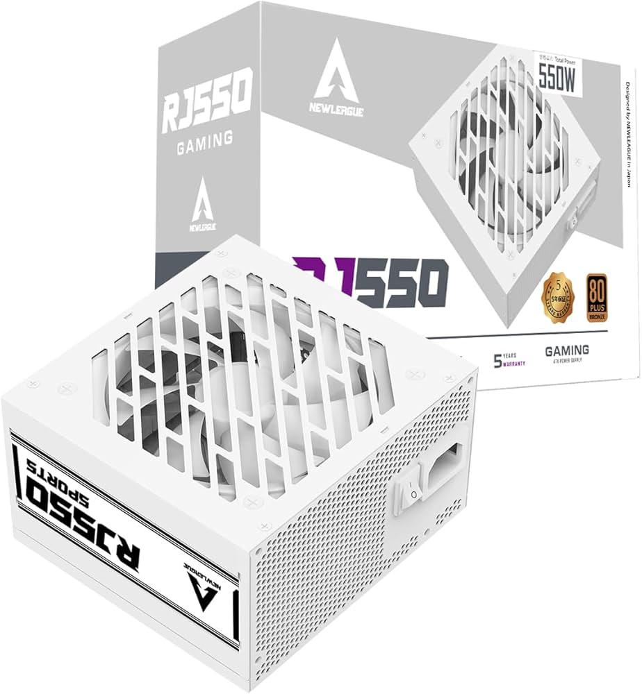 Amazon | NEWLEAGUE RJ GAMING シリーズ 電源ユニット, 550W, 80PLUS Amazon | NEWLEAGUE RJ GAMING シリーズ 電源ユニット, 550W, 80PLUS