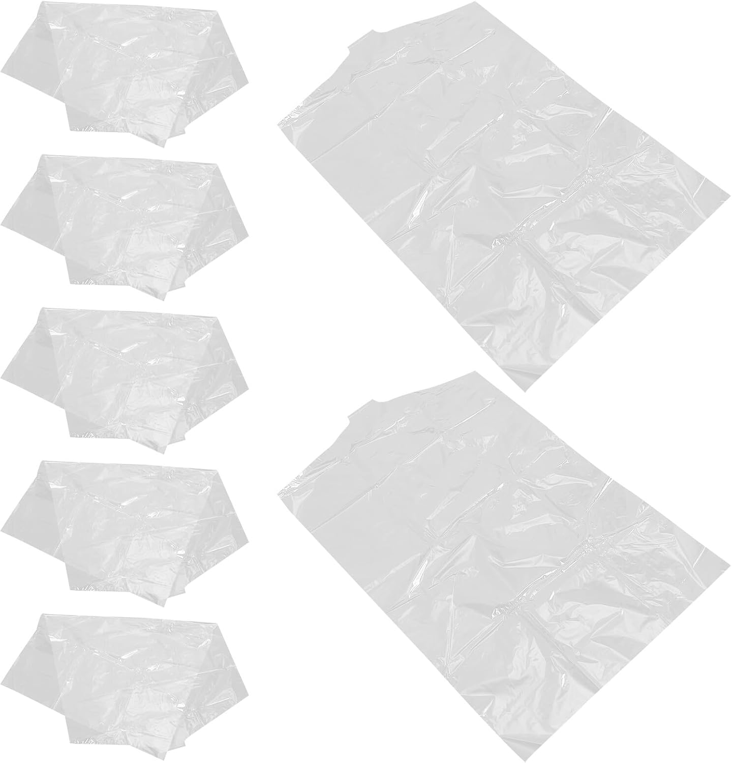 Garment Dust Covers for Clothes and Suits, 30pcs Hanging Storage Bags 60x90cm, Protective Closet Garment Bags for Travel and Home Use