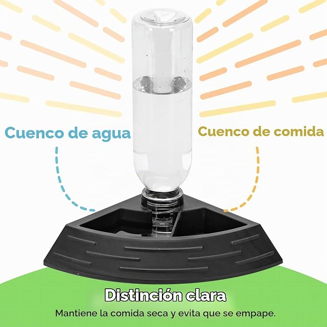 Foto 2 de 7 de Nobleza - Alimentador Automático de Reptiles Cuenco de Agua y Comida para Reptiles Bandeja de Agua…