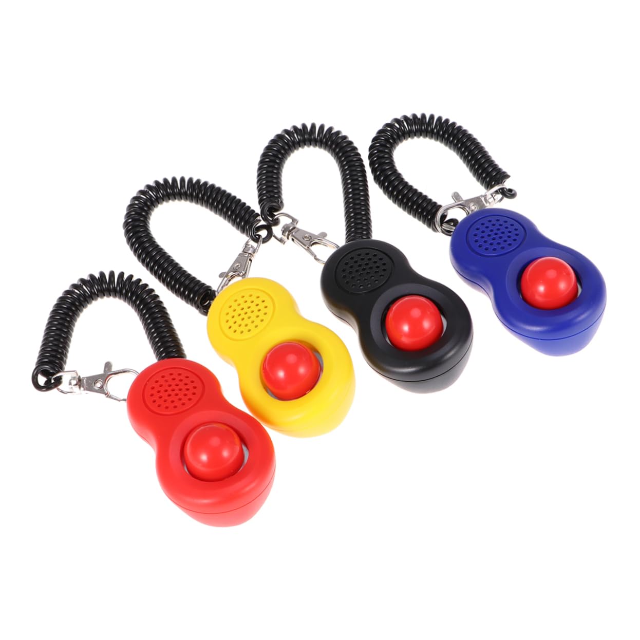 minkissy 12 Piezas refeel muñequera clickers para adiestramiento de Perros clicker Gato clicker de adiestramiento de Mascotas Clicker para adiestramiento de Perros con Correa el Perro botón