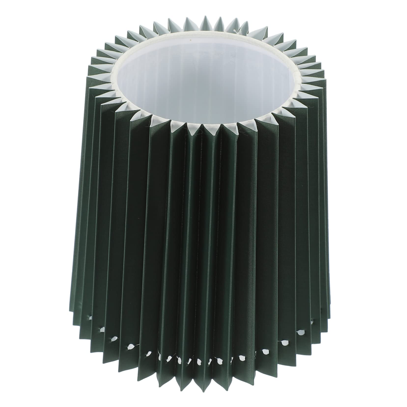 Didiseaon E14/E27 Pleated Lamp Shade Small Table Lamp Cover Ceiling Shade Sturdy Metal PP Bedroom Living Room Office