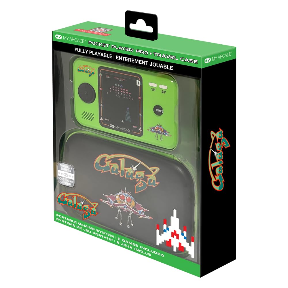 POCKET　PLAYER　ギャラガ Amazon.com: My Arcade Galaga Pocket Player Bundle: Officially