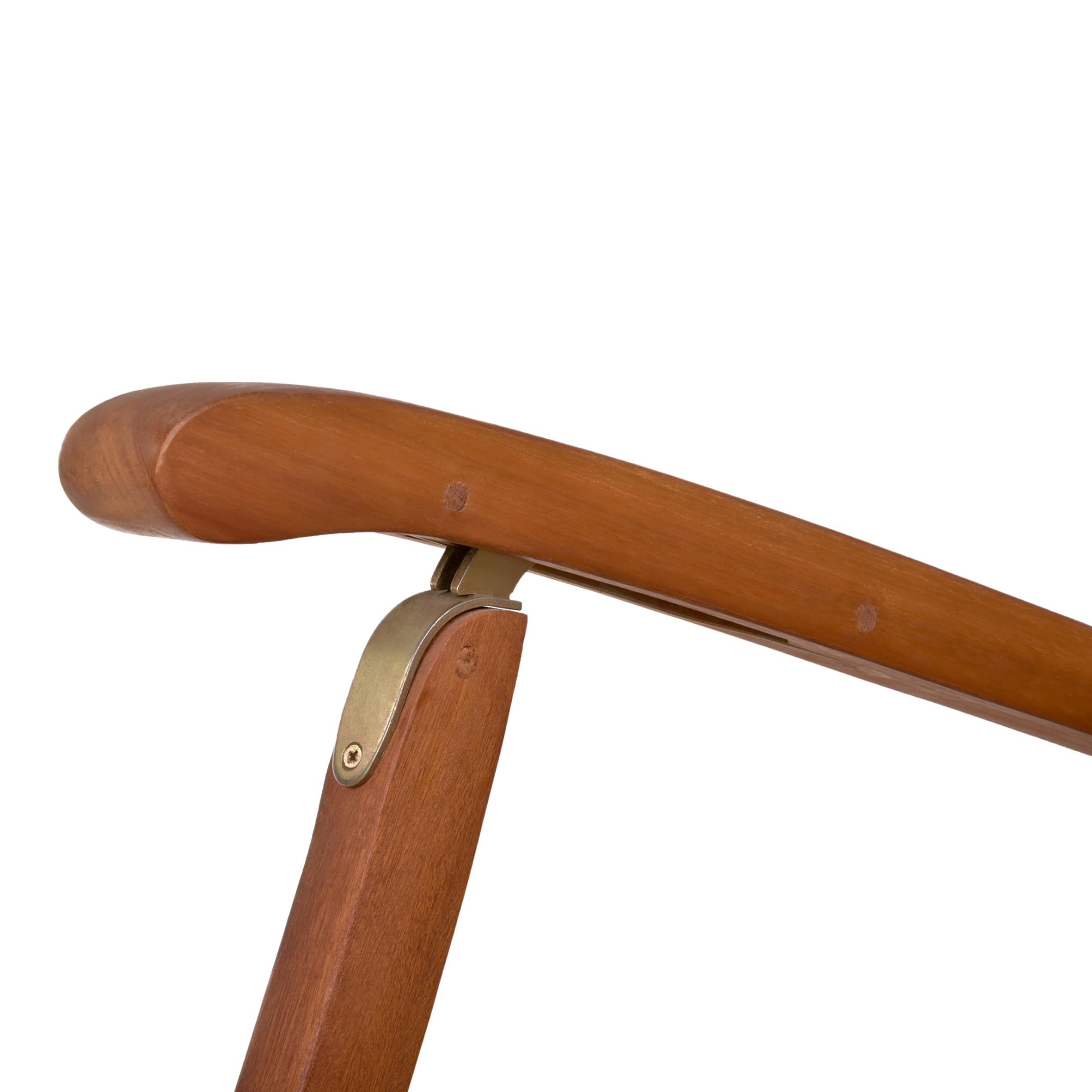 Spetebo Eukaliptusowy leżak wielostopniowo regulowany – 163 x 56 cm – drewniany leżak ogrodowy z podnóżkiem składany – relaksacyjny leżak do opalania z drewna FSC z podnóżkiem olejowany