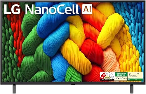 LG NANO80 2024 55-Inch 4K HDR10 Smart AI TV