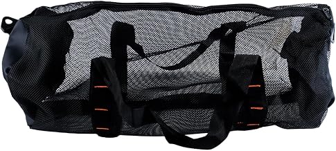 Extra Large Foldable Mesh Beach Bag with Adjustable Shoulder Strap for Diving and Snorkeling