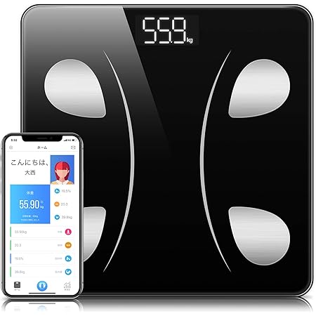 Amazon 新春限定 限時1980円 体重計 体組成計 体脂肪計 スマホ連動 Bluetooth対応 進化版14項目測定可能 体重 体脂肪率 体水分率 骨量 内臓脂肪レベル 筋肉量 Bmiなど多項健康指標 登録人数無制限 自動認識機能 Ios Androidアプリで健康管理 軽量 電池付属 Amazon 新春限定 限時1980円 体重計 体組成計 体脂肪計 スマホ連動 Bluetooth対応 進化版14項目測定可能 体重 体脂肪率 体水分率 骨量 内臓脂肪レベル 筋肉量 Bmiなど多項健康指標 登録人数無制限 自動認識機能 Ios Androidアプリで健康管理 軽量 電池付属