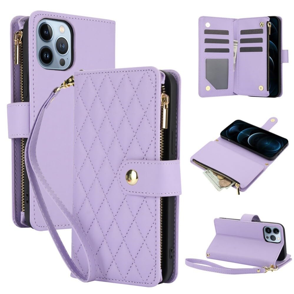 Étui en cuir iPhone Air avec sangle finition haute maroquinerie