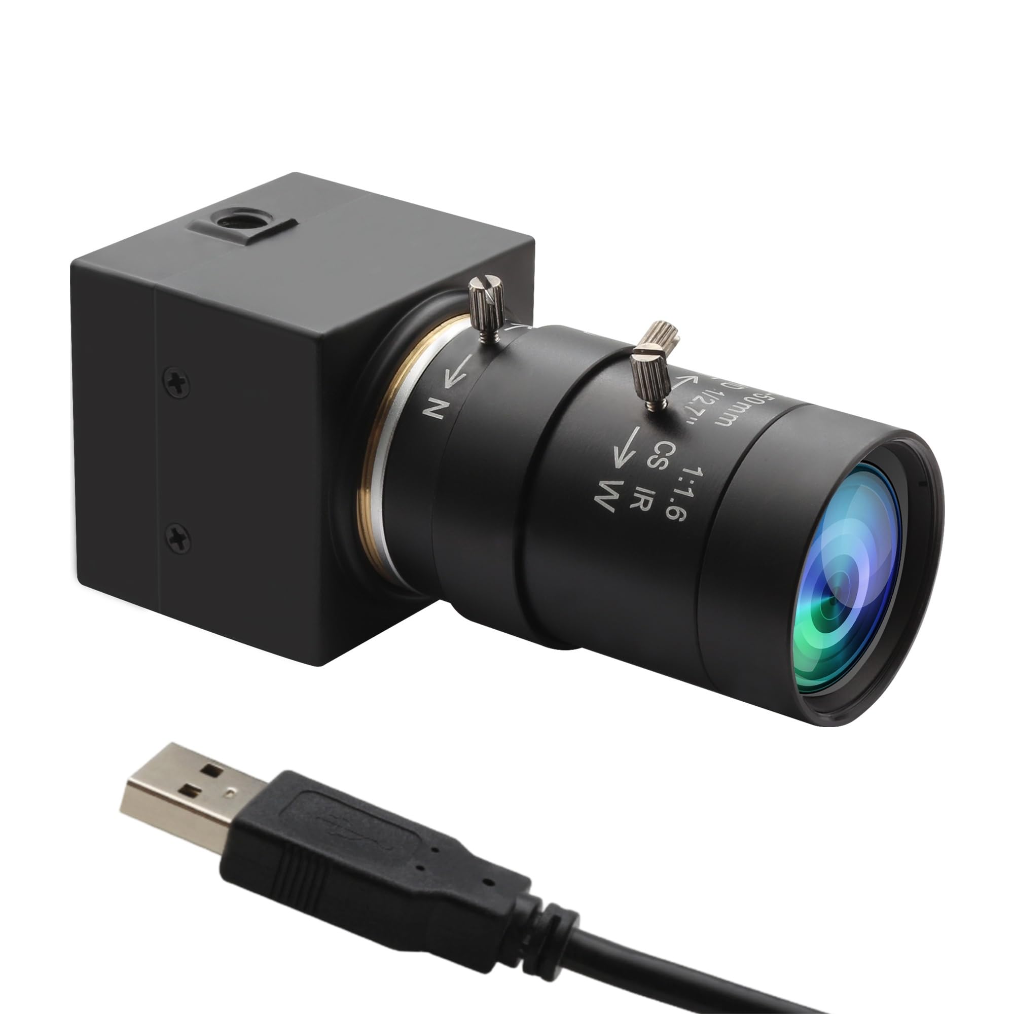 MMlove USB Camera, 1080P HD 0.01Lux Low Illumination Zoom Webcam, 5-50mm 10X Optical Varifocal Manual Zoom Lens, H.264 Compression, Plug & Play for Video Conference-image-42