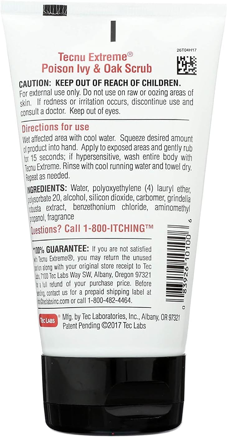 Tecnu Extreme Medicated Poison Ivy Scrub (4 Oz) (3 Pack)